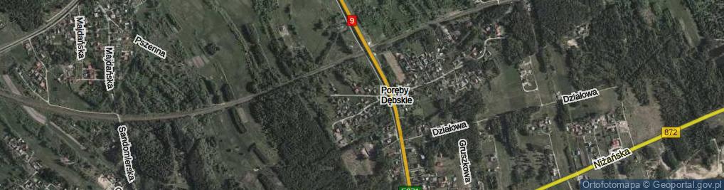 Zdjęcie satelitarne Łąkowa ul.